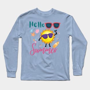 Summer Lover Design Long Sleeve T-Shirt